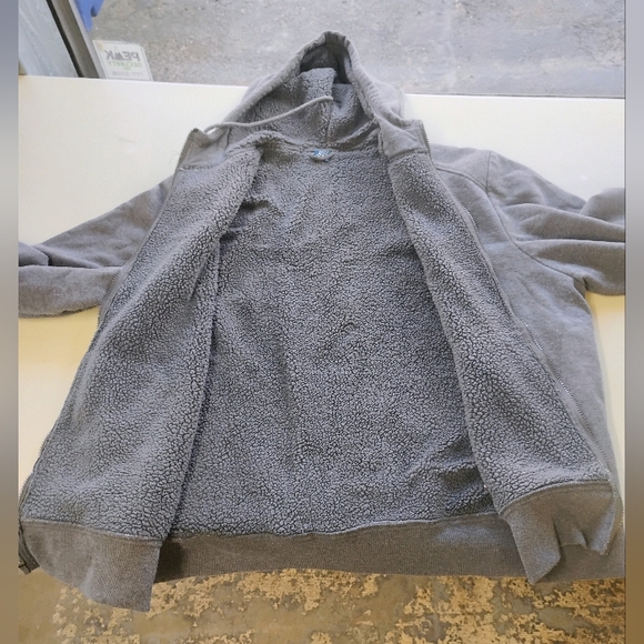 George Other - Gray Sherpa-Lined Hoodie